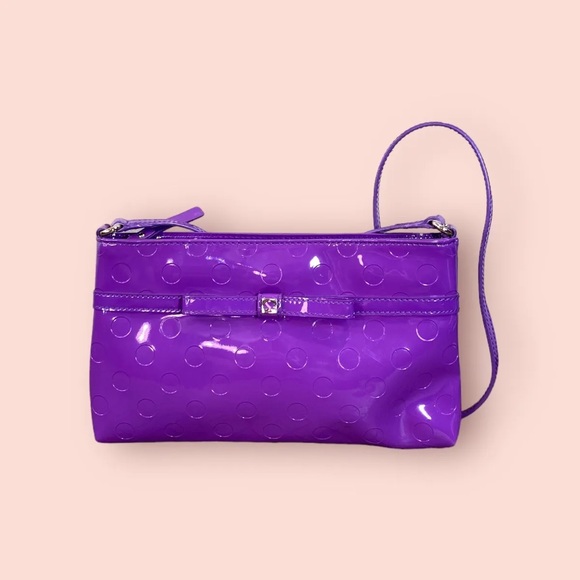 NWOT KATE SPADE Camellia Street Amy Patent Leather Small Designer Crossbody Bag - Picture 2 of 8